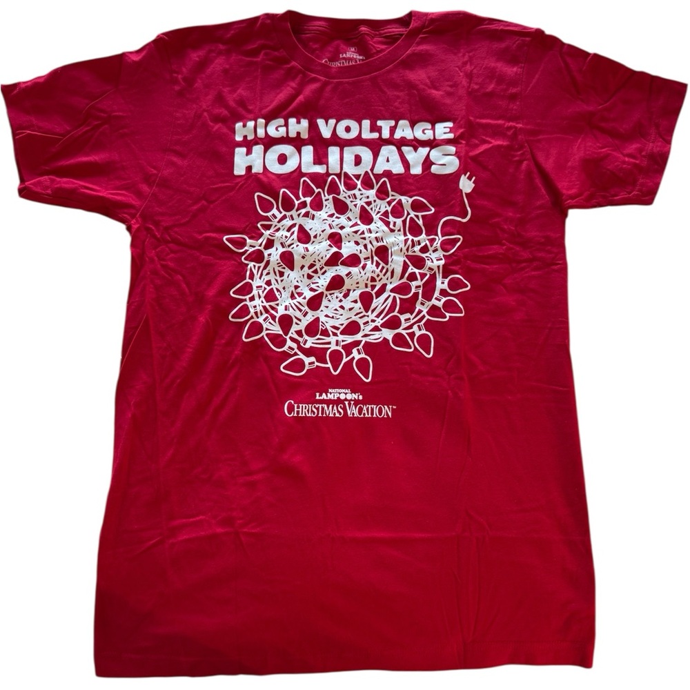 High Voltage Holidays Red T-Shirt
